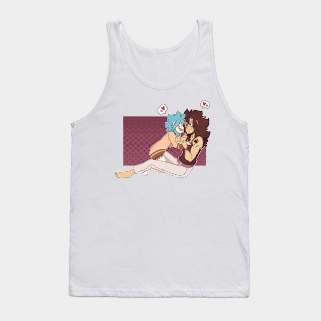 Gajevy heartbeat Tank Top by Dragnoodles